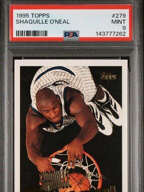 1995 Topps Shaquille O'Neal #279 PSA 9